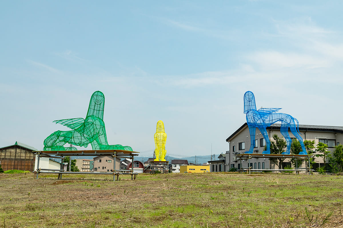 久保寛子「三ツ山のスフィンクス」Photo by Nakamura Osamu